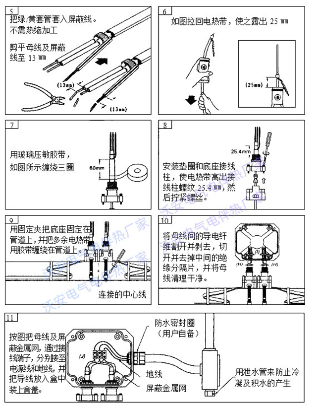 電伴熱帶接法 電伴熱帶接法